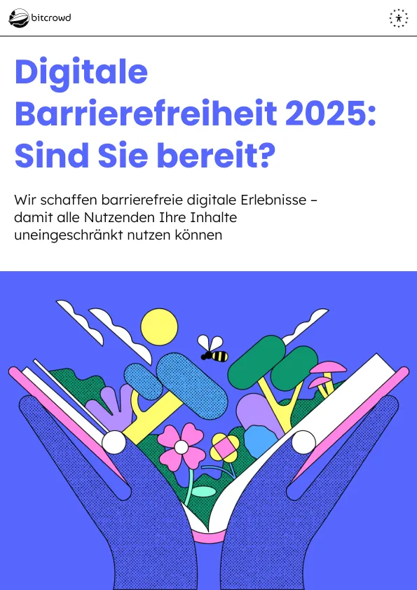 Erste Seite des Whitepaper Digitale Barrierefrieheit